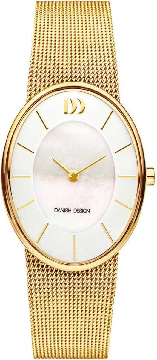 Danish Design IV05Q1168 horloge dames - goud - edelstaal doubl�
