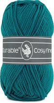 Durable Cosy Fine - acryl en katoen garen - Teal, groen blauw 2142 - 5 bollen