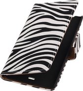Microsoft Lumia 540 Zebra Booktype Wallet Hoesje - Cover Case Hoes