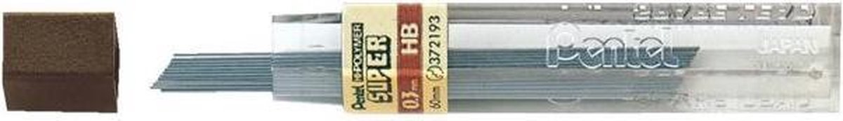 Vulpotlood Vulling Pentel - 0,3 mm HB - 12 stuks