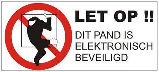 Beveiligingsstickers elektronisch beveiligd – 12 stuks – transparant – B1204T
