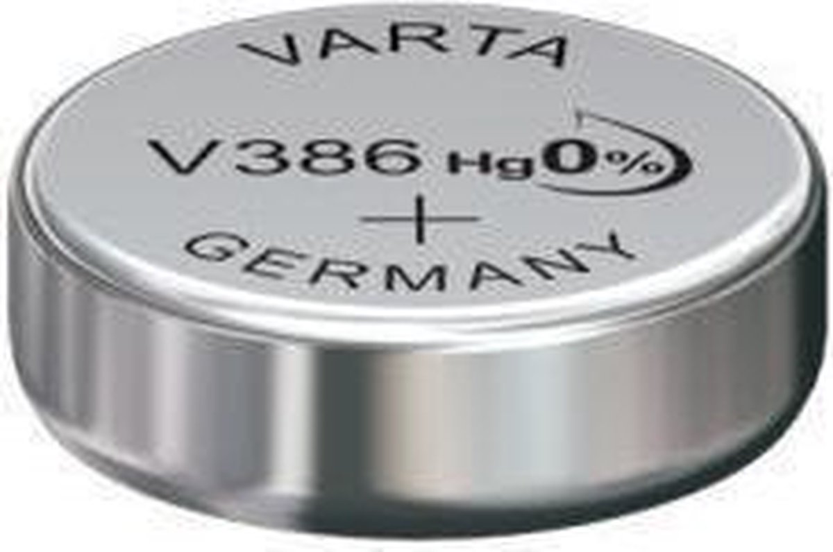 Varta horlogebatterij V386 zilveroxide