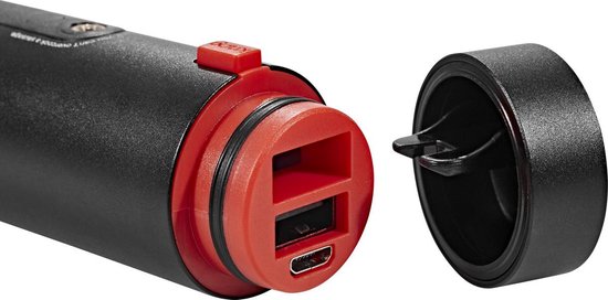Knog PWR Commuter helmlamp incl. Powerbank 850 mAh zwart — afbeelding 3