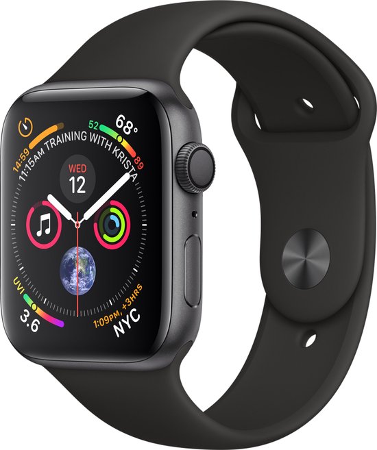 Verschillende goederen Napier Helaas Apple Watch Series 4 - Smartwatch - 44mm - Spacegrijs | bol.com