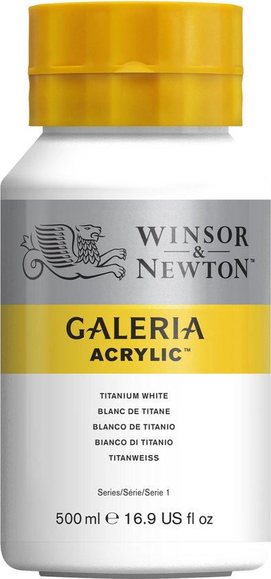 bol.com Winsor & Newton Galeria Acrylverf 500ml 644 Titanium White