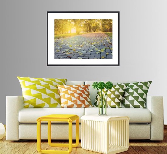 Homedecoration Almelo - Cadre photo - Format photo - 27 x 90 cm - Noir