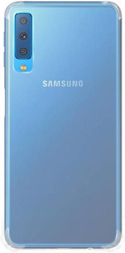 Coque en TPU transparente antichoc pour Galaxy A7 2018