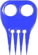 Horka invlechtkam 9 cm blauw