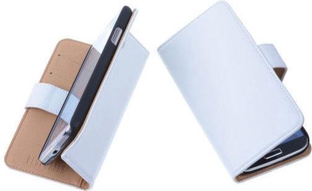 PU Leder Wit LG G3 S / G3 MIni Book/Wallet case/case Telefoonhoesje