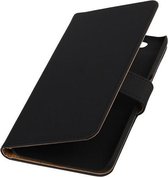 Huawei Nexus 6P - Effen Zwart Booktype Wallet Cover