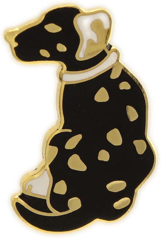 Behave Broche hond dalmatiër zwart wit