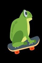 Frog Skateboarding Notebook