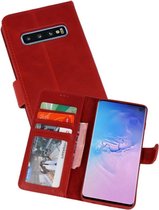 Rico Vitello Rood Echt Leder Hoesje voor Samsung Galaxy S10