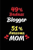 49% Badass Blogger 51 % Awesome Mom
