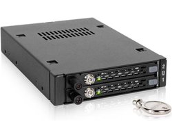 Icy Dock MB492SKL-B drive bay panel Zwart