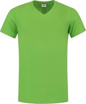 Tricorp T-shirt V Hals Slim Fit 101005 Lime - Maat M