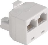 MODULAIRE SPLITTER 8P8C MANNELIJK / 2 x 8P8C VROUWELIJK (TCU15)