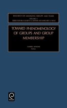 Toward Phenomenology of Groups and Group Membership