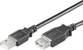 Ewent EC1012 USB-kabel 1,8 m USB 2.0 USB A Zwart