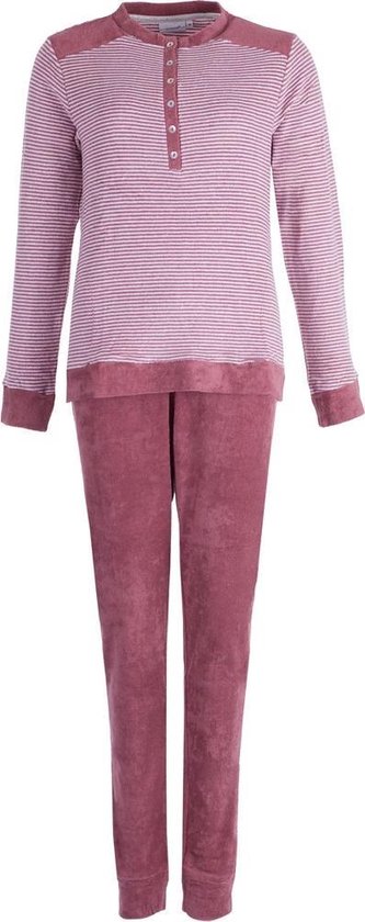 Houden pols het is nutteloos Pastunette Dames badstof Pyjama Oud Roze-44 | bol.com