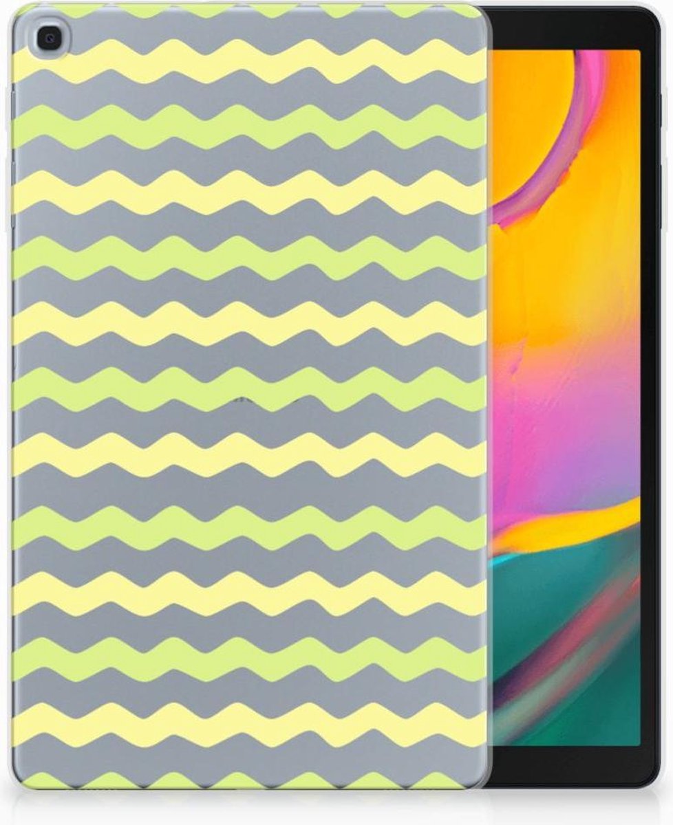 Samsung Galaxy Tab A 10.1 (2019) Hippe Hoes Waves Yellow