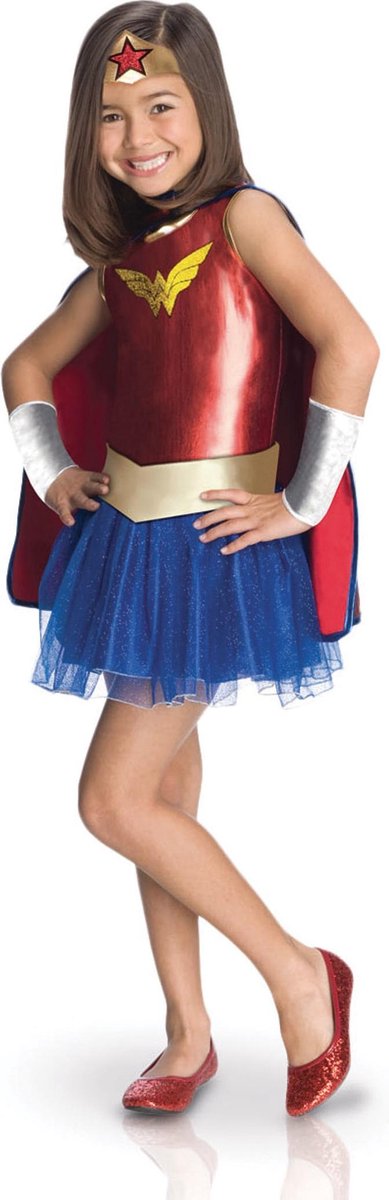RUBIES FRANCE - Klassiek Wonder Woman kostuum voor kinderen - 110/116 (5-6 jaar)