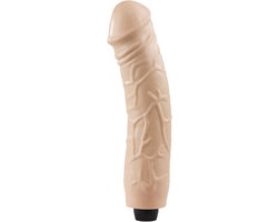 You2Toys – Giant Lover XXL Vibrator met Aders en Verdikte Eikel – 33 cm – beigeig