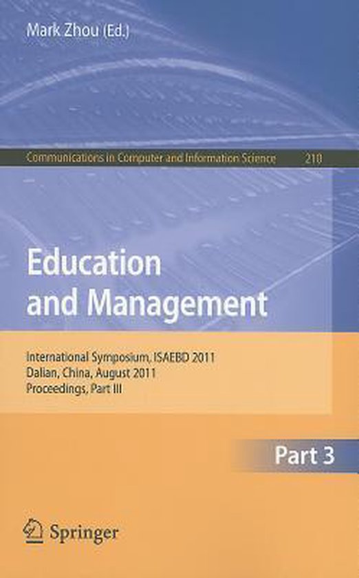 Education and Management - cover