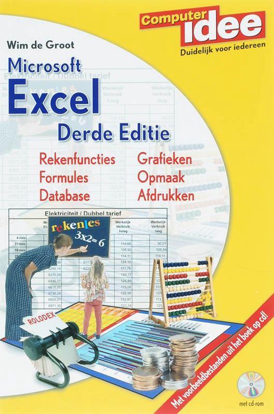 Cover van het boek 'Computer Idee Microsoft Excel + CD-ROM' van Wim de Groot
