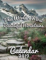 The World's Most Beautiful Mountains Calendar 2019