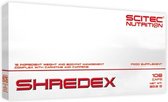Scitec Nutrition - Shredex - 16 ingredienten - Weight and bodyfat management complex - met carnitine en caffeine - 108 capsules - 36 porties