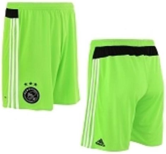 adidas Ajax Uit - Voetbalbroek - Unisex - Maat XS - Lime;Wit | bol.com