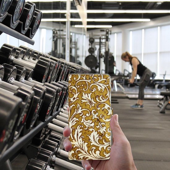 Coque Téléphone Huawei P30 Pro Coque avec pour Baroque Or