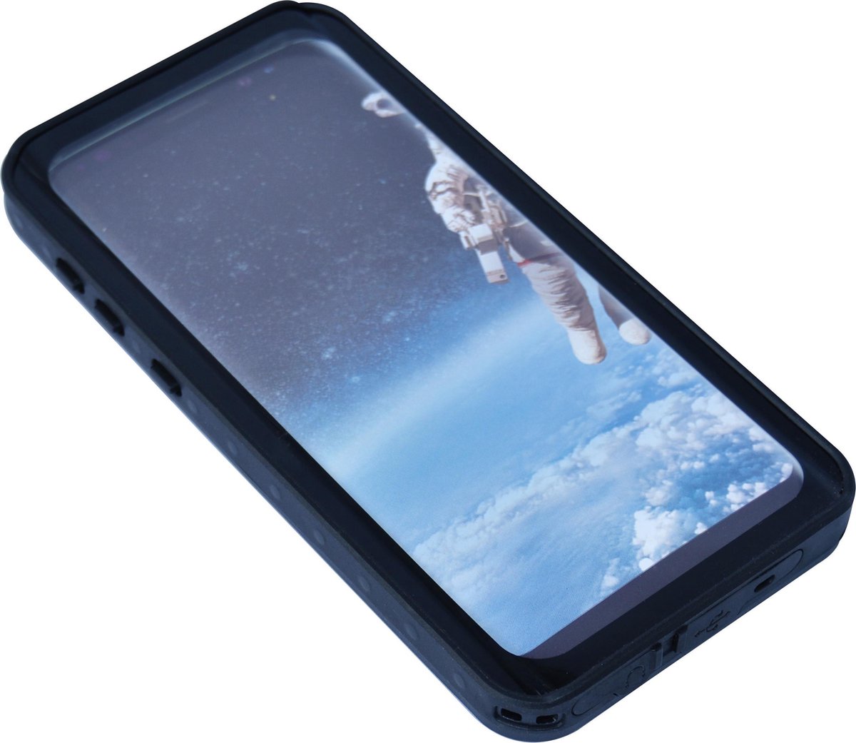 Phonaddon Hoesje Samsung Galaxy S9 5.8" Volledig Waterproof Case - Zwart | bol.com