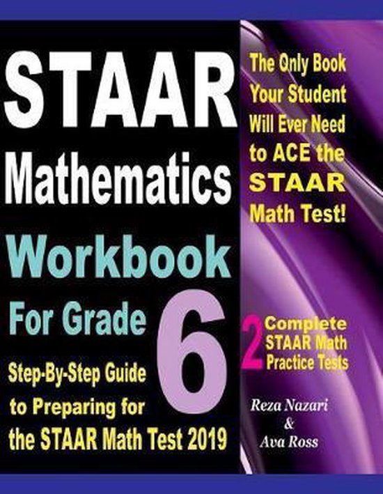STAAR Mathematics Workbook For Grade 6 - cover