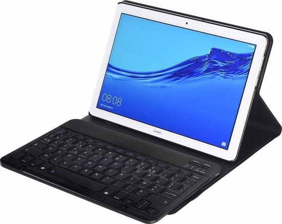 bol.com AZERTY Premium Bluetooth Keyboard Cover Huawei T5 10 - zwart
