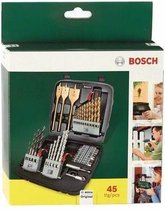 Bosch Mixed-Set 45-Delig - Complete Set van Schroefbits, Boren en Accessoires in Handige Opbergkoffer.