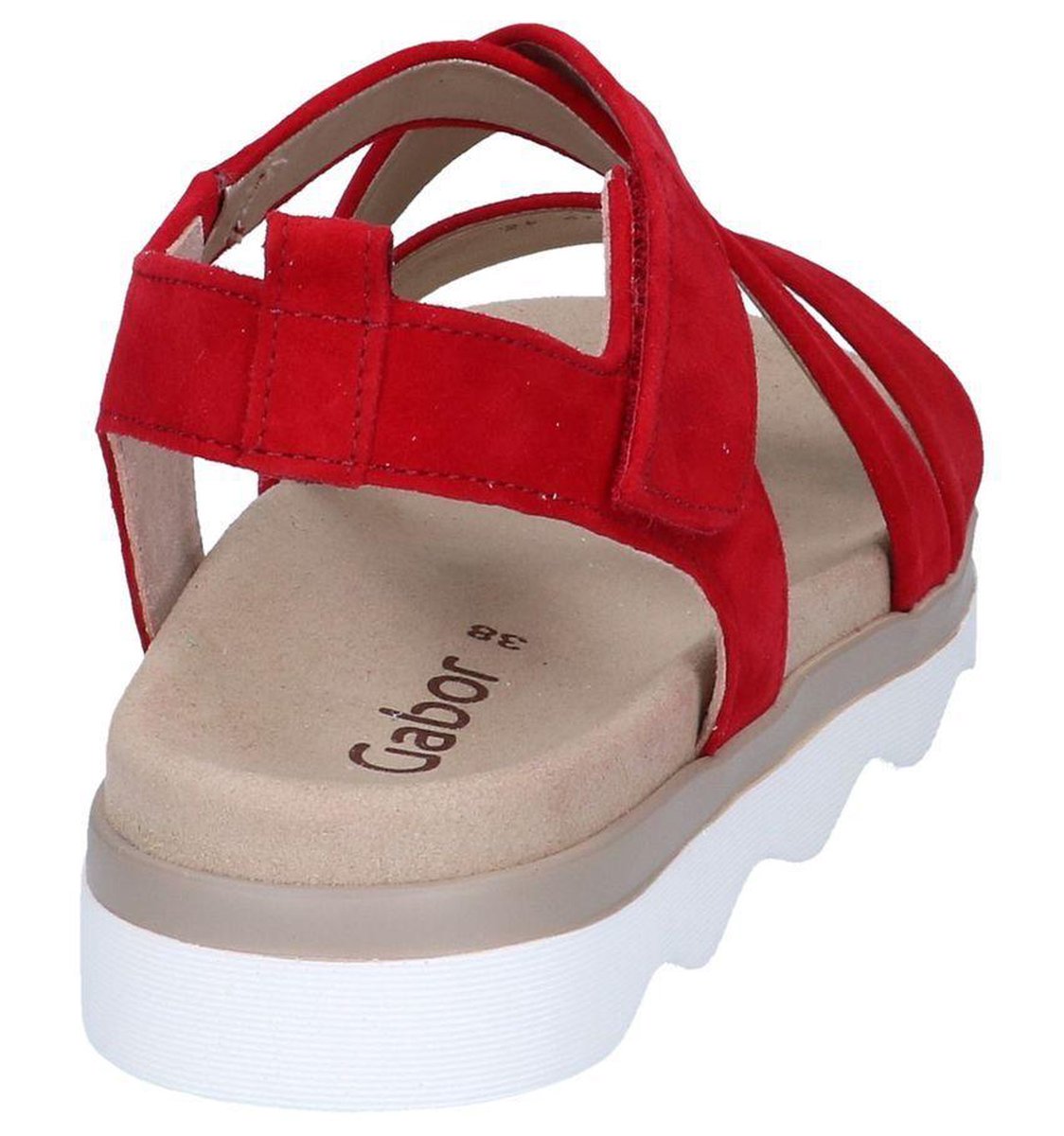 Rode Sandalen Gabor Best Fitting Dames 40