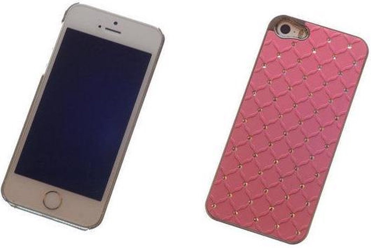 Backcover Rose Met Strass-Steentjes Hoesje Apple iPhone 5 / 5s