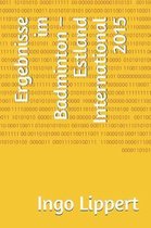 Ergebnisse im Badminton - Estland International 2015