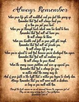 Always Remember ACTS Journal - Lamentations 3