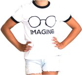 Addmyberry - T-shirt - Wit - Imagine - Small