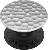 PopSockets Luxe PopGrip - Hammered Metal Silver