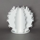 Arti & Mestieri metaal Bolcactus - decoratie - wit  - 32cm rond