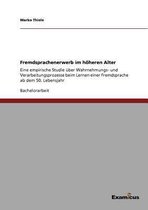 Fremdsprachenerwerb im hoeheren Alter