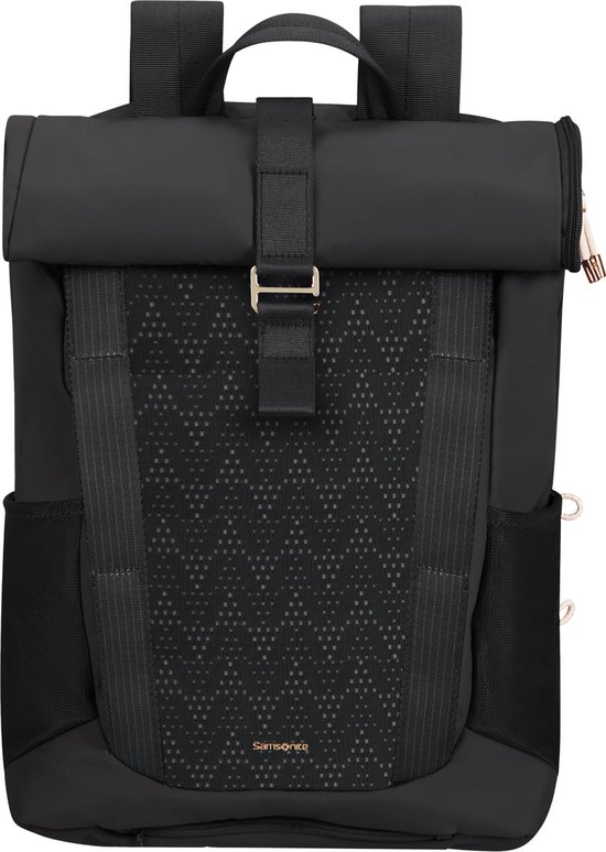 Samsonite Laptoprugzak - 2WM Mesh Roll Top Backpack 15.6 inch Black | bol
