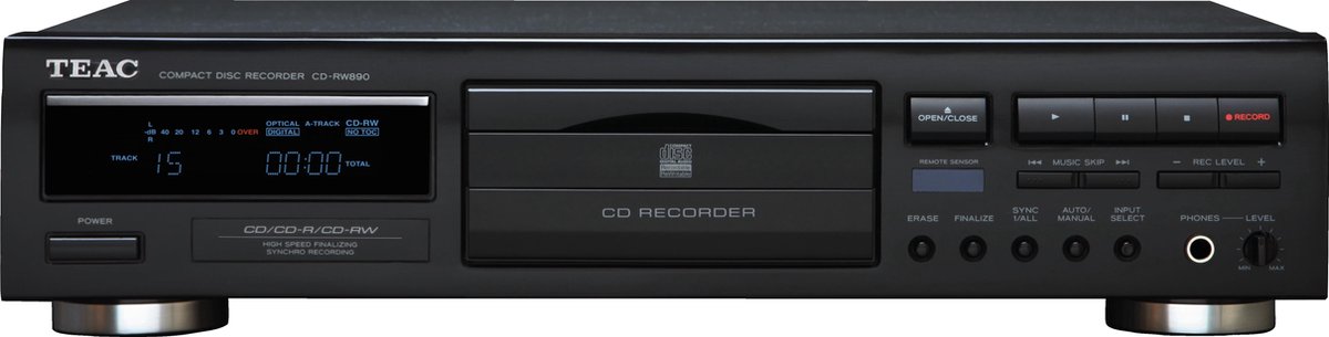 Teac CD-recorder - Zwart | bol.com