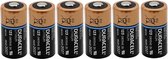 Duracell CR123A - 3volt Lithium batterijen - 6 stuks -