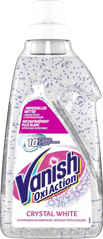 Liquide Vanish Détachant couleur 1 litre + Détachant Crystal White