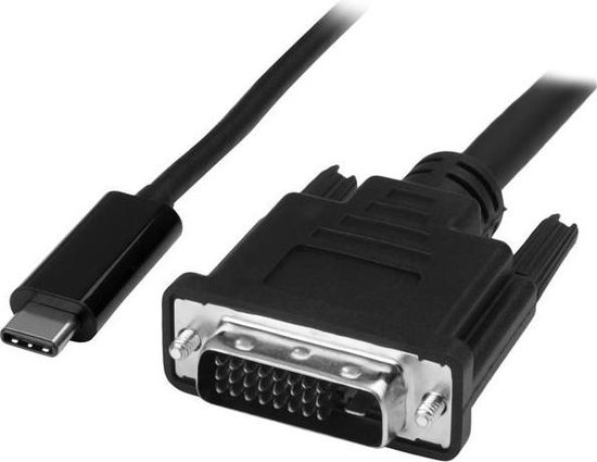 StarTech USB-C naar DVI adapter kabel - 1 m - 1920x1200 | bol.com